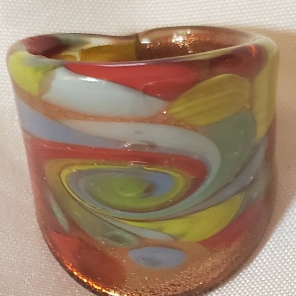Women's Vintage Bohemian Thumb Ring Size 9 - Picture 2 of 3